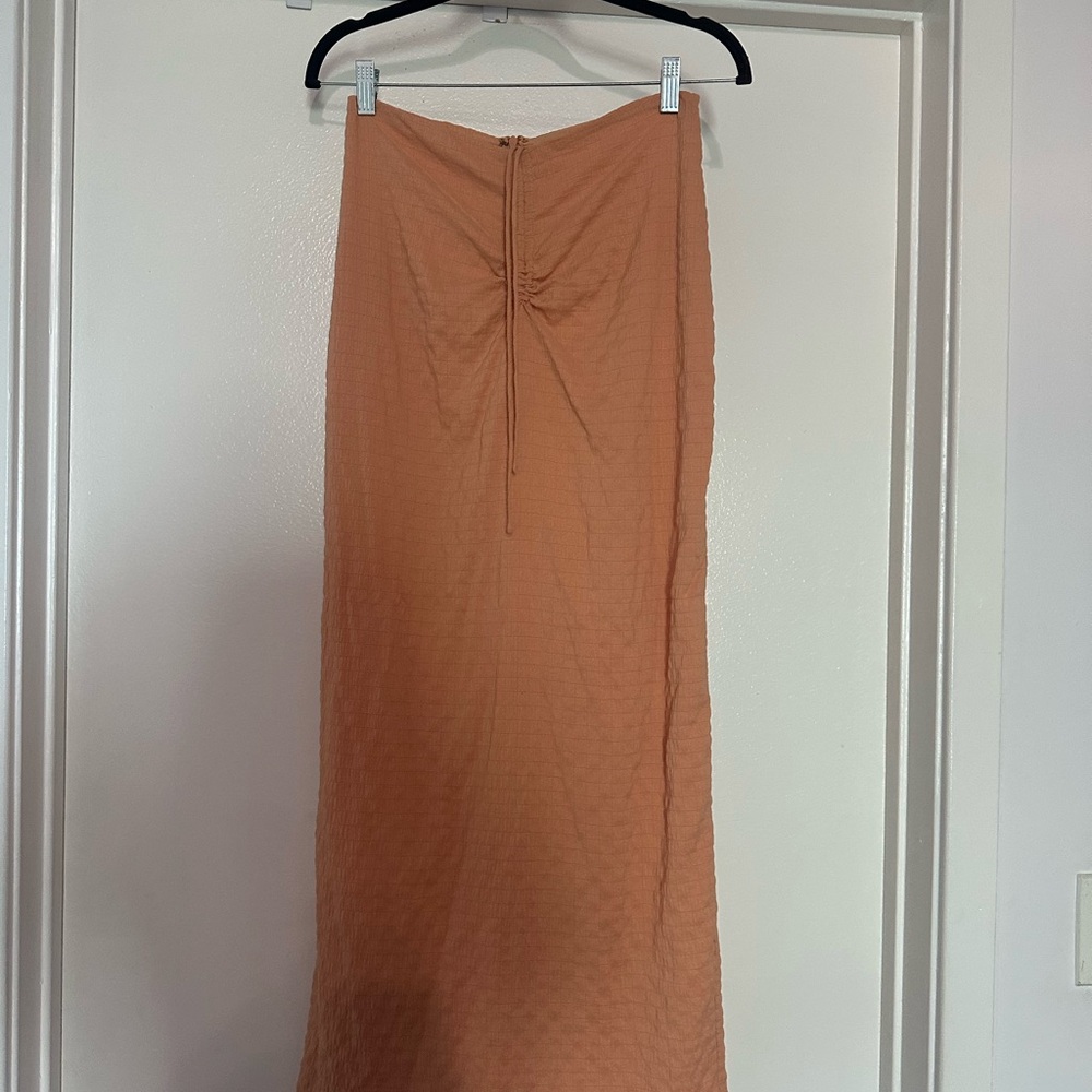 SABO Orange Long Skirt